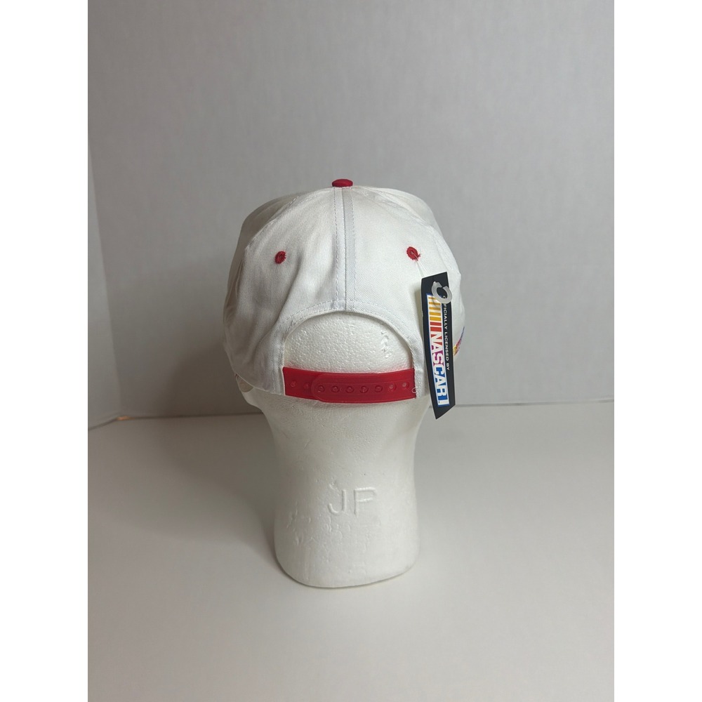 Vintage NASCAR Kyle Petty 42 Snapback Hat TC White Red Deadstock NWT Racing Cap - Picture 3 of 8